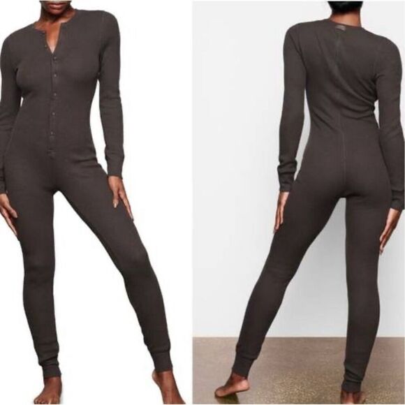 Skims Waffle Jumpsuit - Picture 1 of 7